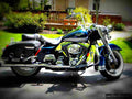 Harley Davidson Road King 2001 2 motorbike A4 Photo Print