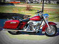 Harley Davidson Road King 2001 3 motorbike A4 Photo Print