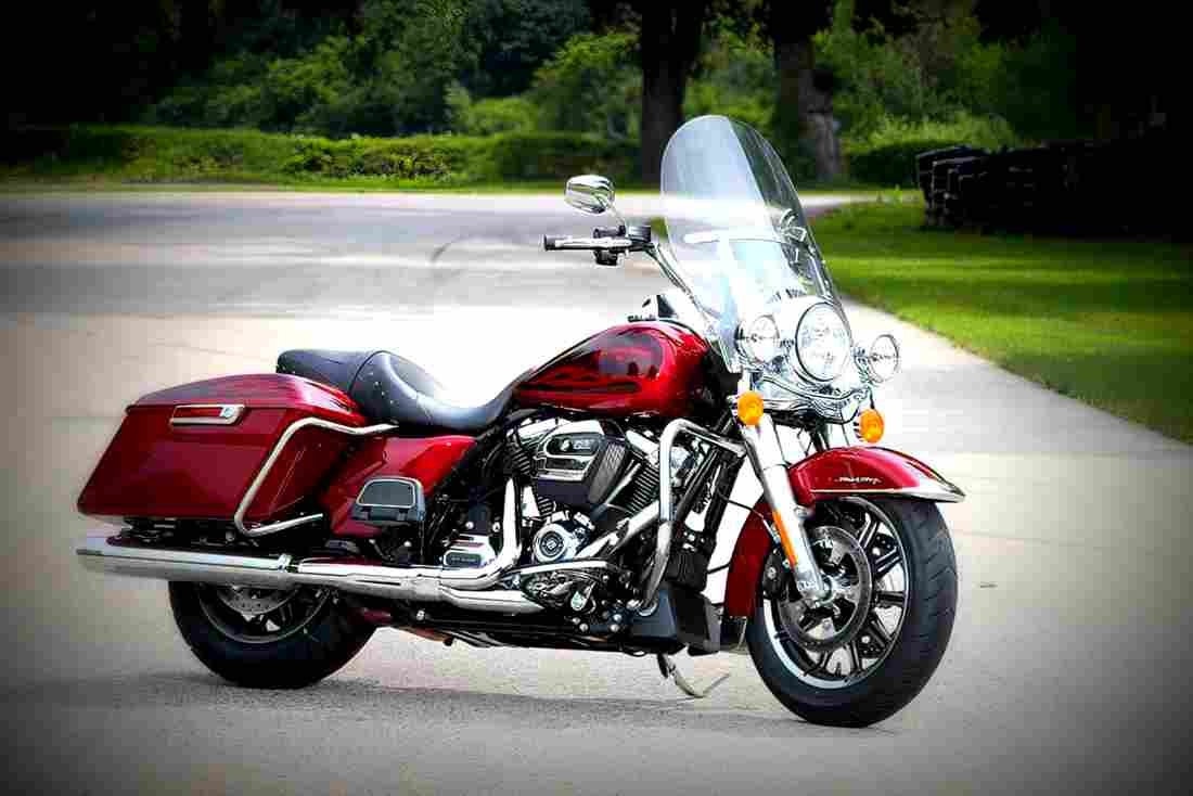 Harley Davidson Road King 2017 2 motorbike A4 Photo Print