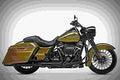 Harley Davidson Road King 2017 4 motorbike A4 Photo Print