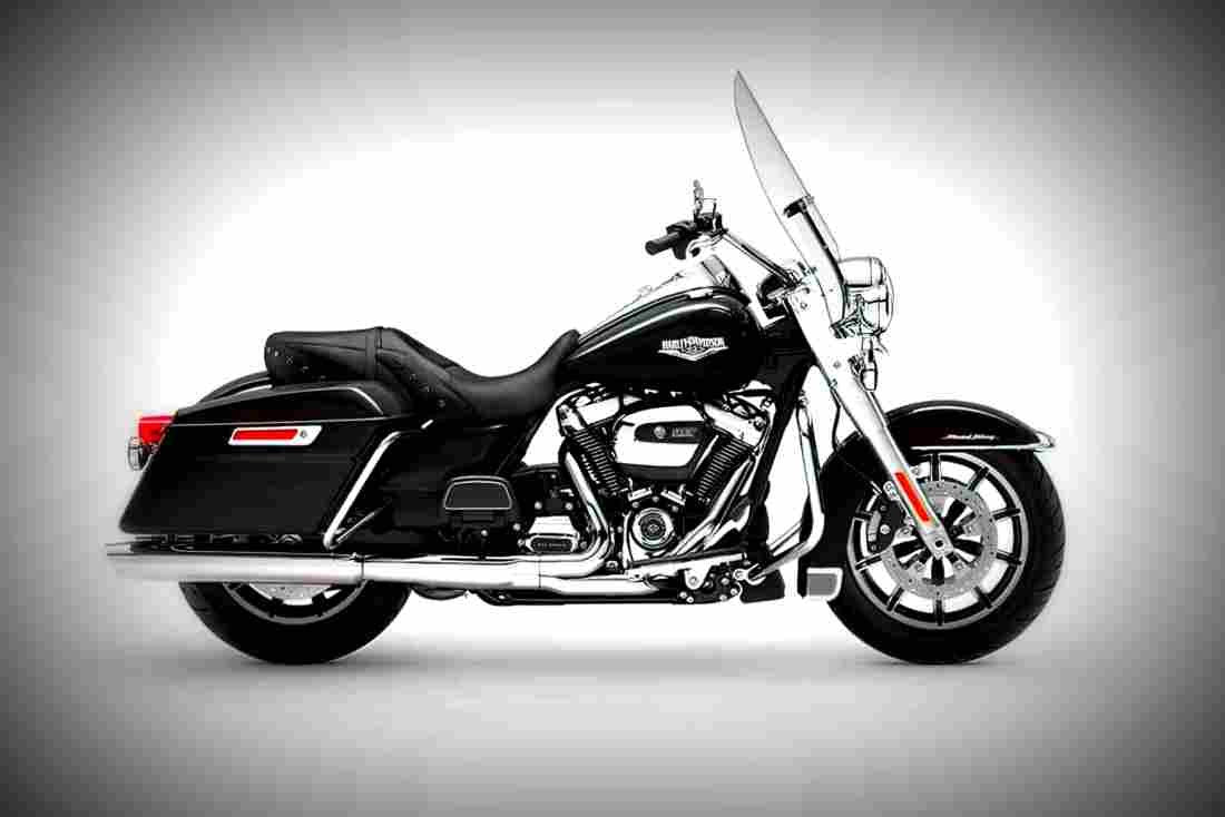 Harley Davidson Road King 2019 1 motorbike A4 Photo Print