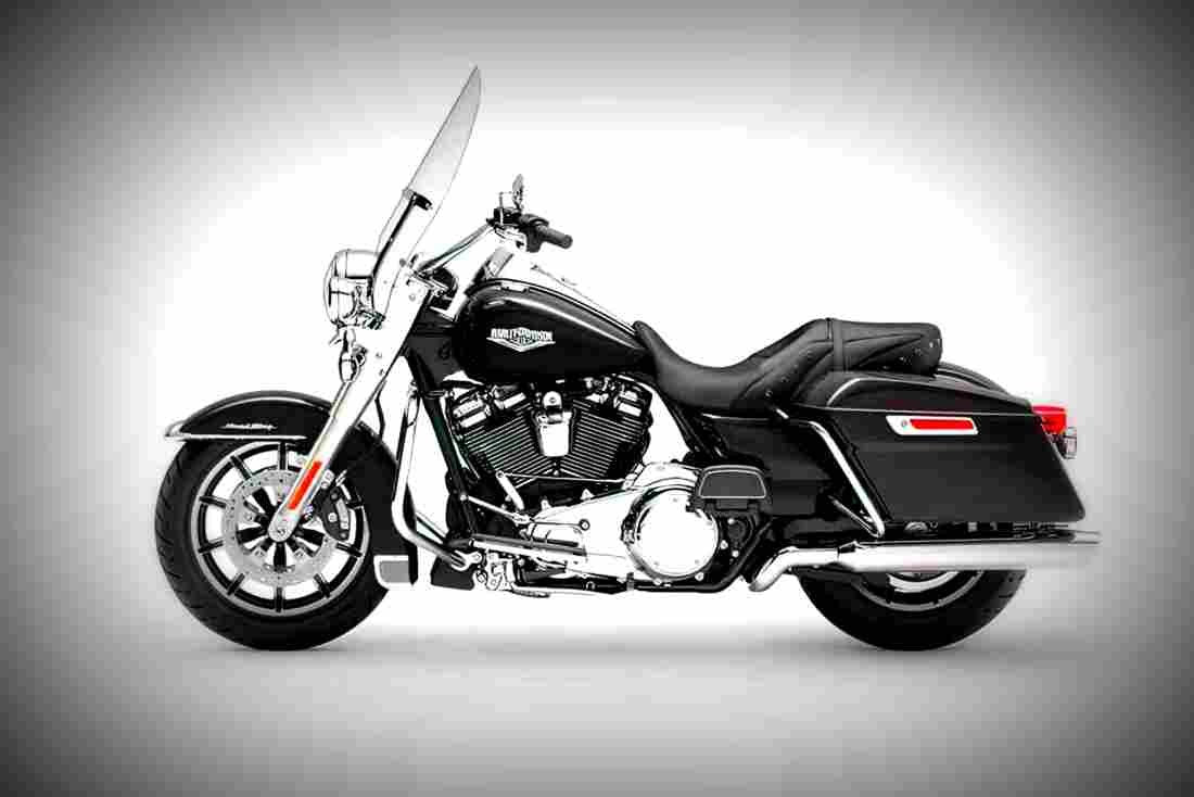 Harley Davidson Road King 2019 3 motorbike A4 Photo Print