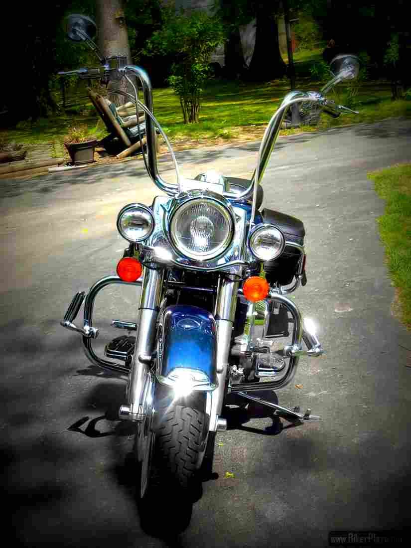 Harley Davidson Road King Classic 2001 6 motorbike A4 Photo Print