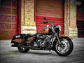 Harley Davidson Road King Classic 2012 5 motorbike A4 Photo Print