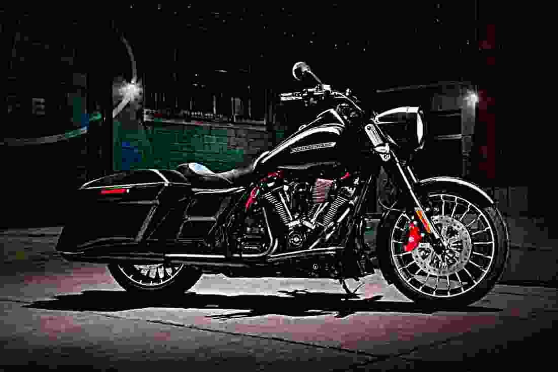 Harley Davidson Road King Special 2018 3 motorbike A4 Photo Print