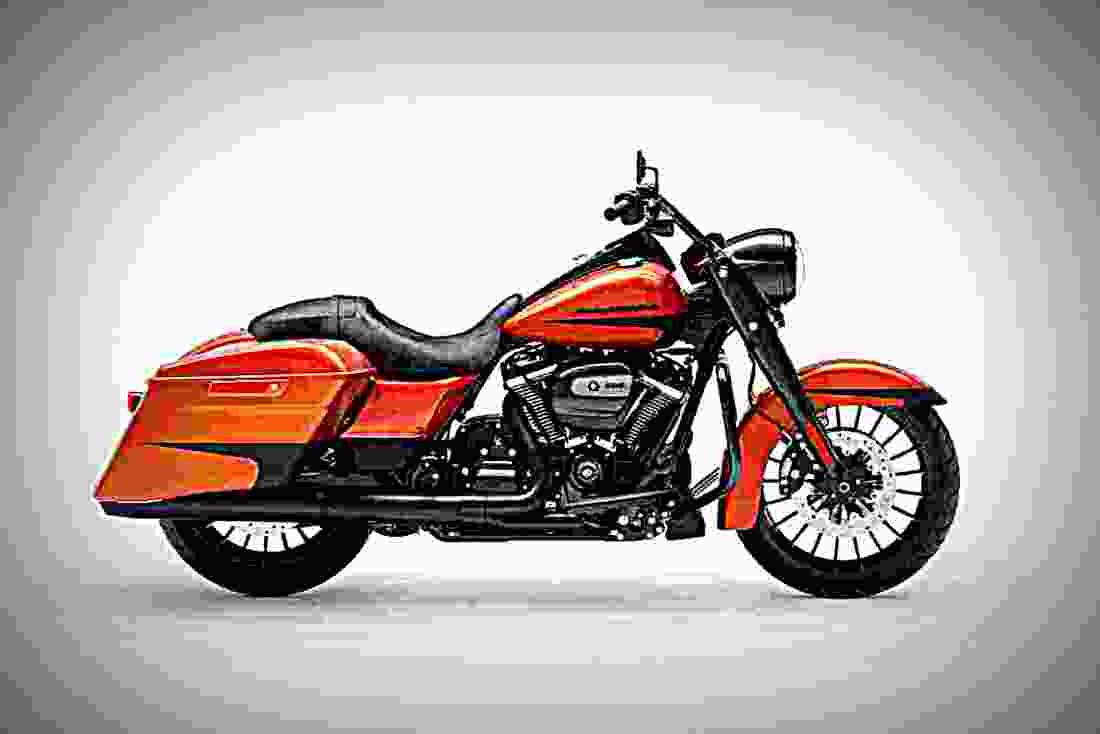 Harley Davidson Road King Special 2019 2 motorbike A4 Photo Print