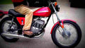 Harley Davidson SS 175 1976 2 motorbike A4 Photo Print