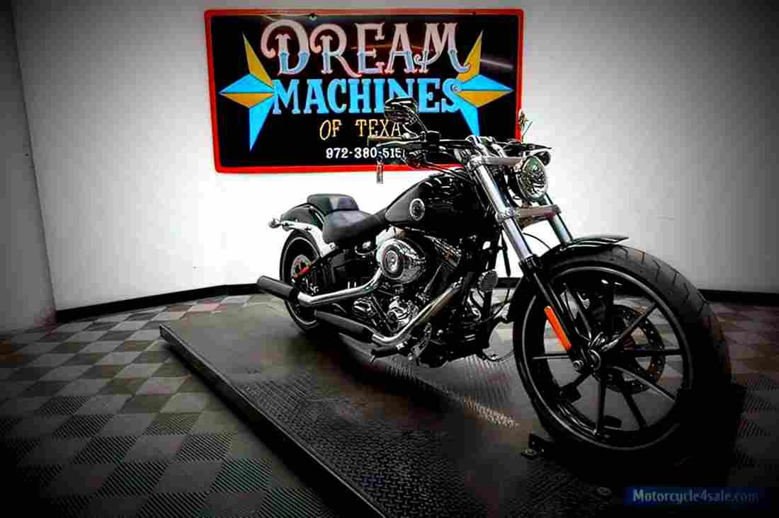 Harley Davidson Softail Breakout 1690cc 4 motorbike A4 Photo Print