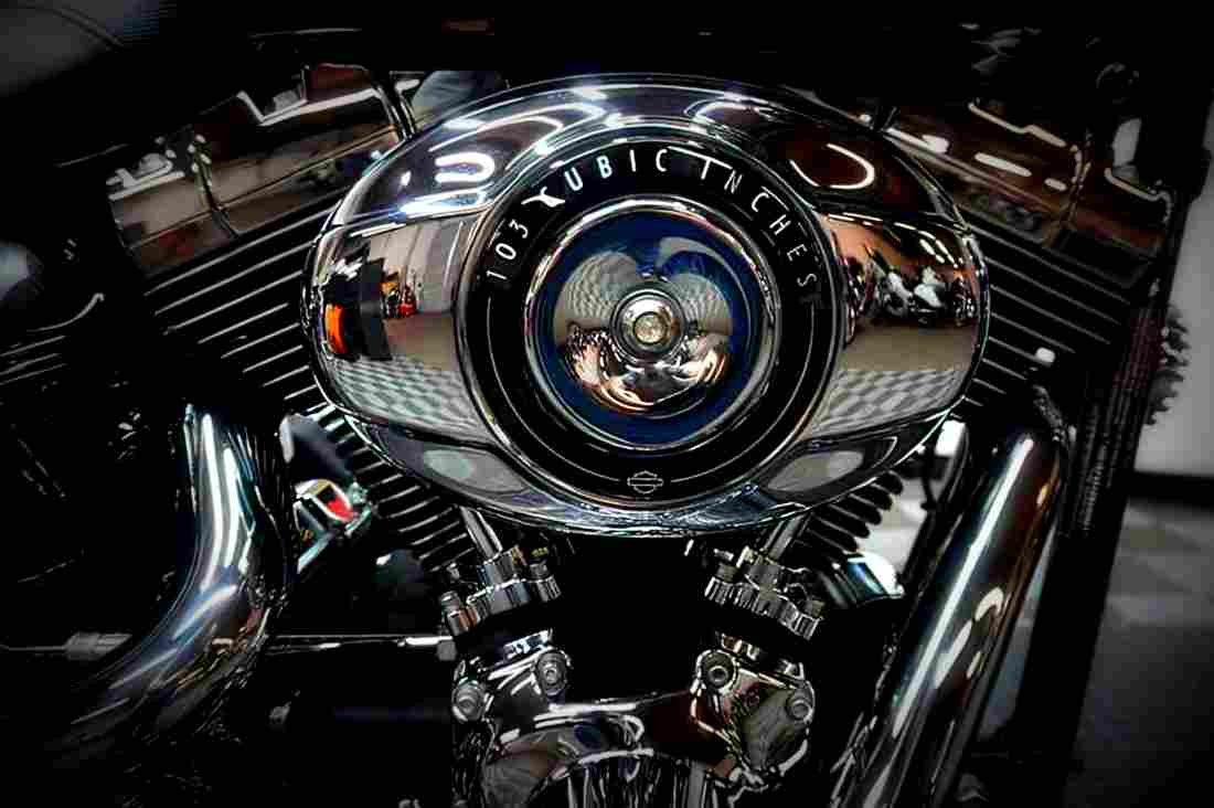 Harley Davidson Softail Breakout 1690cc 5 motorbike A4 Photo Print