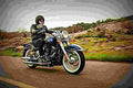 Harley Davidson Softail Deluxe 2017 4 motorbike A4 Photo Print