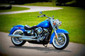 Harley Davidson Softail Deluxe 2018 1 motorbike A4 Photo Print