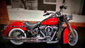 Harley Davidson Softail Deluxe 2019 4 motorbike A4 Photo Print