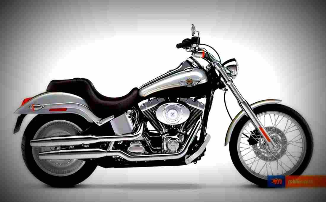 Harley Davidson Softail Deuce Injection 2001 1 motorbike A4 Photo Print
