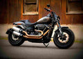 Harley Davidson Softail Fat Bob 114 2018 3 motorbike A4 Photo Print