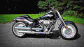 Harley Davidson Softail Fat Bob Dark Custom 2018 3 motorbike A4 Photo Print