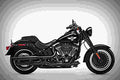 Harley Davidson Softail Fat Boy 2017 3 motorbike A4 Photo Print