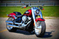 Harley Davidson Softail Fat Boy 2018 3 motorbike A4 Photo Print