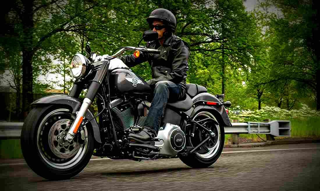Harley Davidson Softail Fat Boy S 1690cc 2 motorbike A4 Photo Print