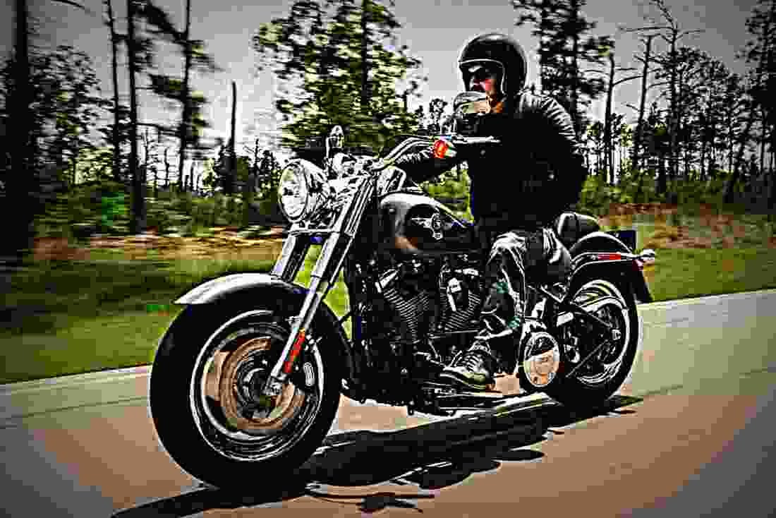 Harley Davidson Softail Fat Boy S 2017 4 motorbike A4 Photo Print