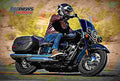 Harley Davidson Softail Heritage Classic 2018 2 motorbike A4 Photo Print