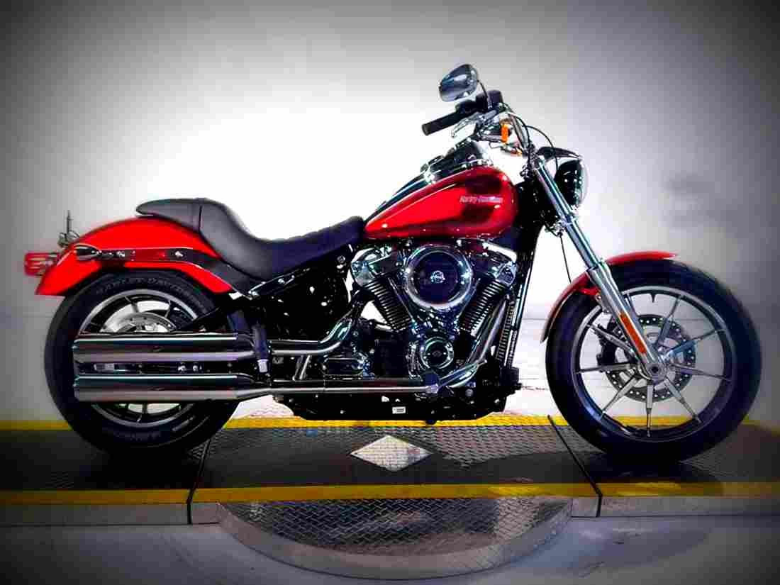 Harley Davidson Softail Low Rider 2018 3 motorbike A4 Photo Print