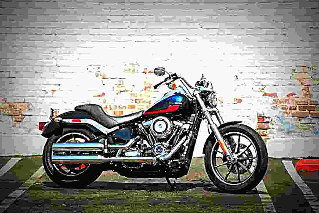 Harley Davidson Softail Low Rider 2018 4 motorbike A4 Photo Print