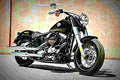 Harley Davidson Softail Slim 2017 1 motorbike A4 Photo Print
