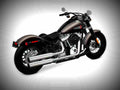Harley Davidson Softail Slim 2018 2 motorbike A4 Photo Print