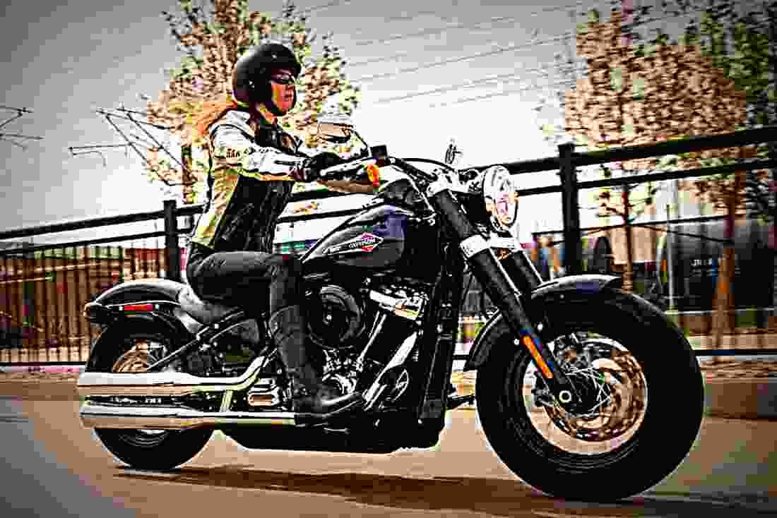 Harley Davidson Softail Slim 2019 4 motorbike A4 Photo Print