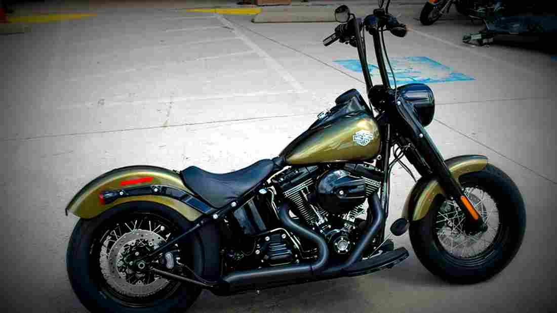 Harley Davidson Softail Slim S 2017 3 motorbike A4 Photo Print
