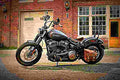 Harley Davidson Softail Street Bob 2019 4 motorbike A4 Photo Print
