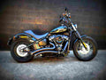 Harley Davidson Softail Street Bob Dark Custom 2018 2 motorbike A4 Photo Print