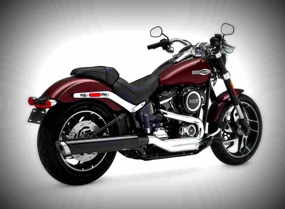 Harley Davidson Sport Glide 2018 1 motorbike A4 Photo Print
