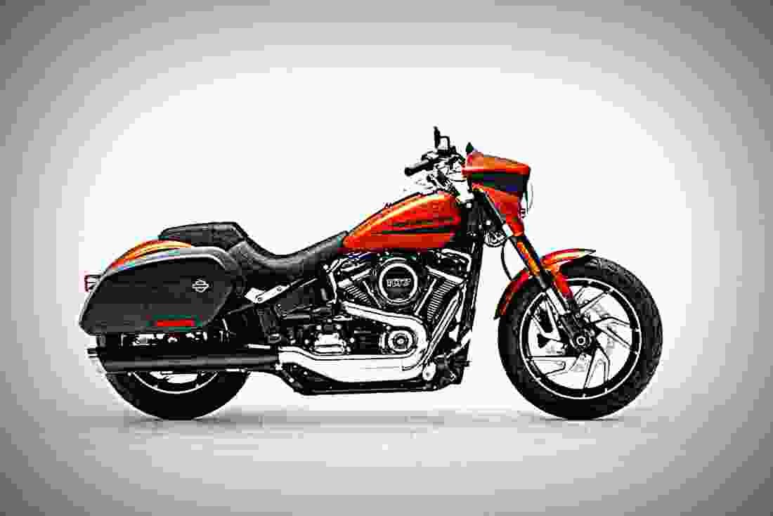 Harley Davidson Sport Glide 2019 1 motorbike A4 Photo Print