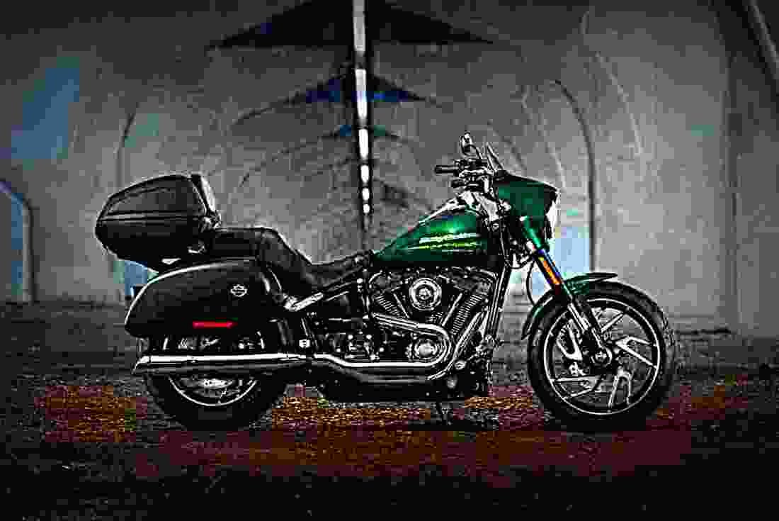 Harley Davidson Sport Glide 2019 4 motorbike A4 Photo Print