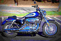 Harley Davidson Sportster 1200 Custom 2017 4 motorbike A4 Photo Print