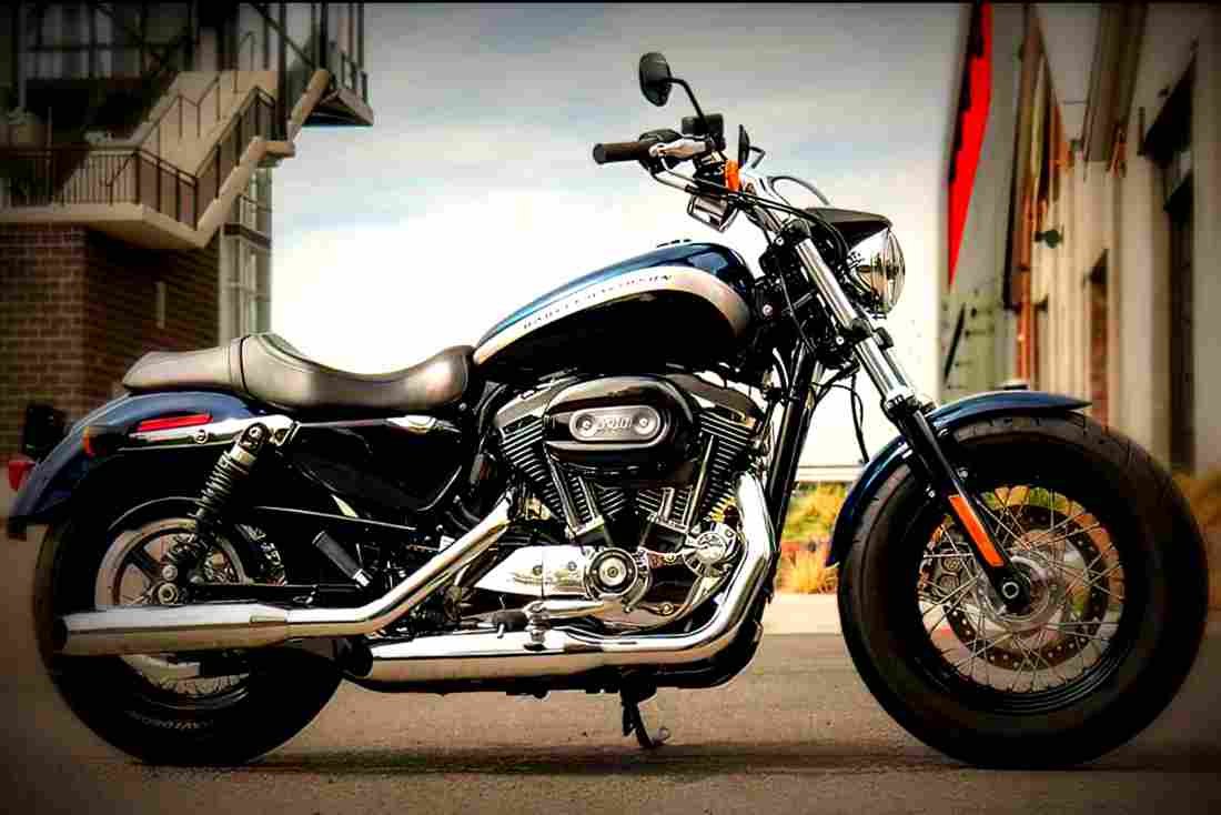 Harley Davidson Sportster 1200 Custom 2019 1 motorbike A4 Photo Print