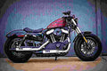 Harley Davidson Sportster Forty Eight 2017 3 motorbike A4 Photo Print