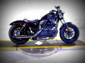 Harley Davidson Sportster Forty Eight 2018 2 motorbike A4 Photo Print