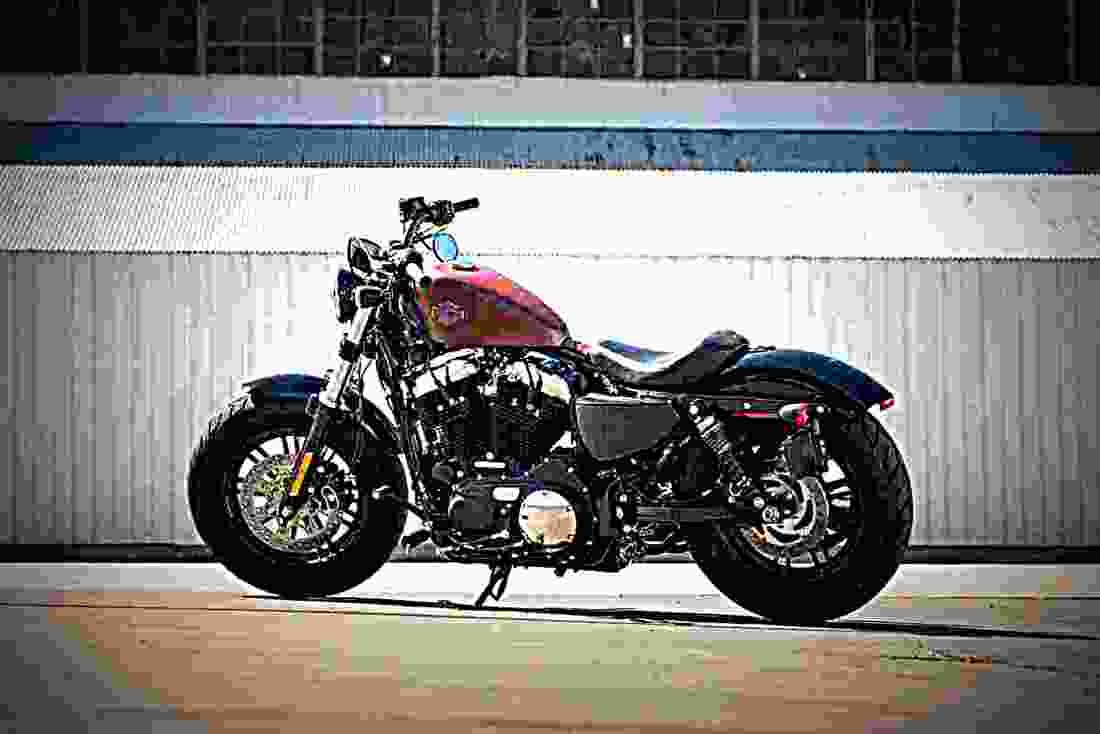 Harley Davidson Sportster Forty Eight Dark Custom 2018 2 motorbike A4 Photo Print