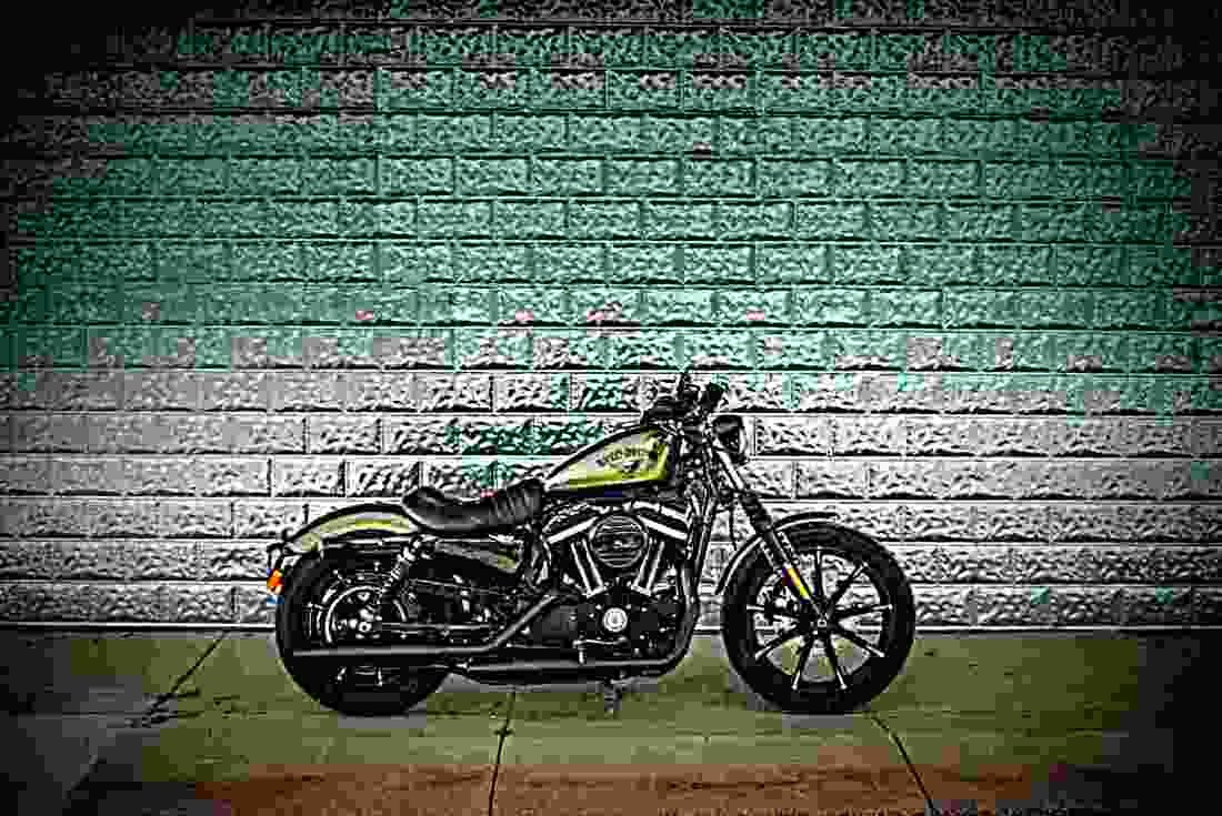 Harley Davidson Sportster Iron 883 2017 4 motorbike A4 Photo Print