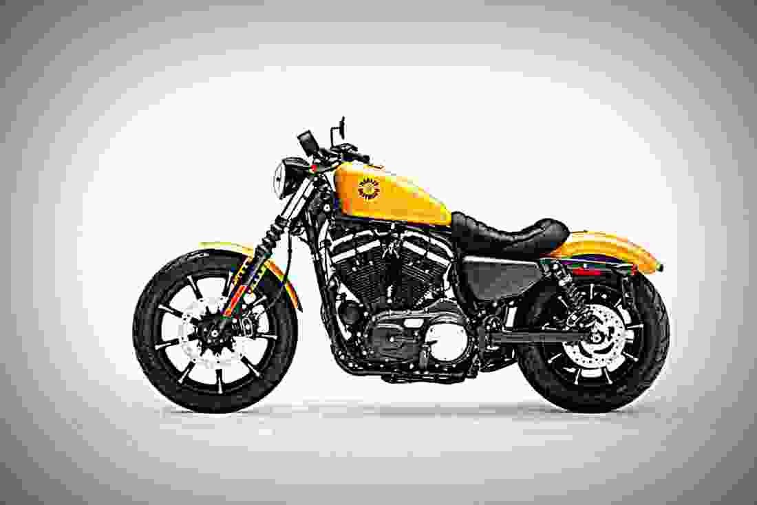 Harley Davidson Sportster Iron 883 2019 4 motorbike A4 Photo Print