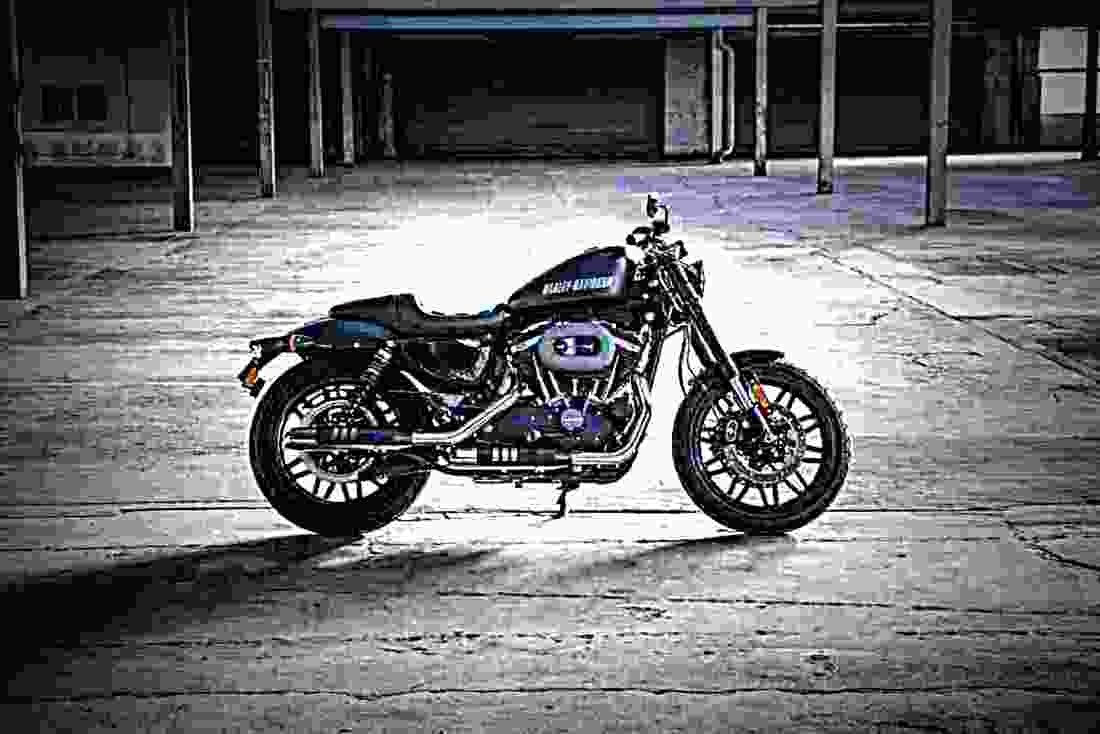 Harley Davidson Sportster Roadster 2017 1 motorbike A4 Photo Print