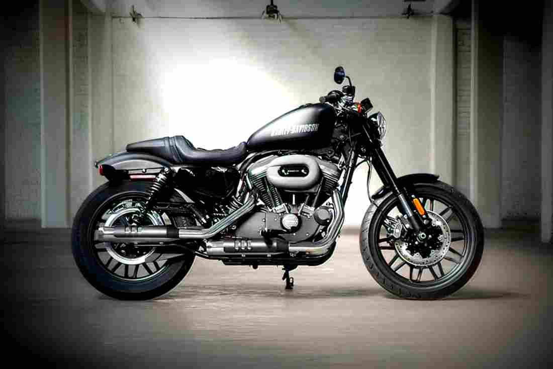 Harley Davidson Sportster Roadster 2017 2 motorbike A4 Photo Print