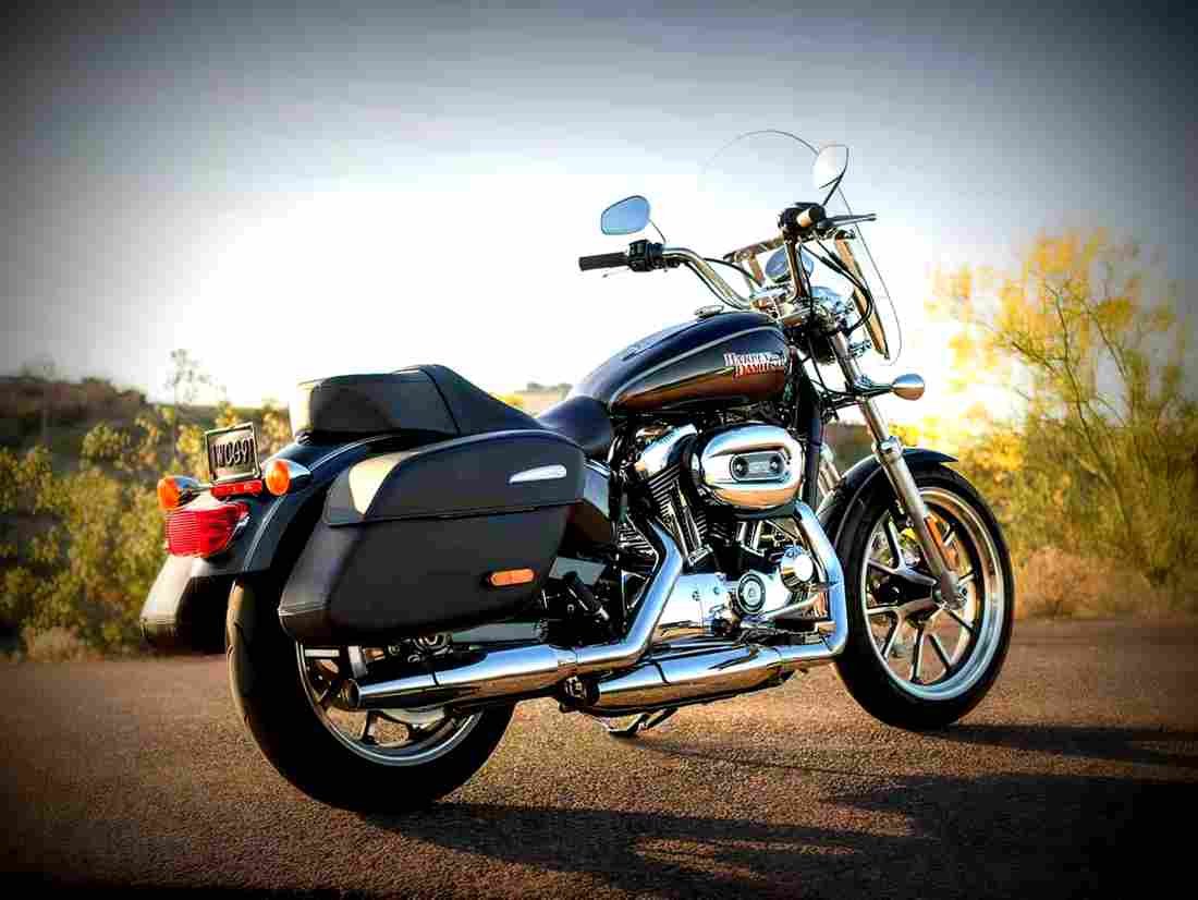 Harley Davidson Sportster SuperLow 1200T 2018 1 motorbike A4 Photo Print