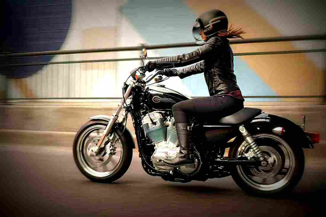 Harley Davidson Sportster Superlow 2019 3 motorbike A4 Photo Print