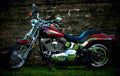 Harley Davidson Springer Softail 1991 5 motorbike A4 Photo Print
