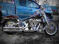 Harley Davidson Springer Softail 1999 3 motorbike A4 Photo Print