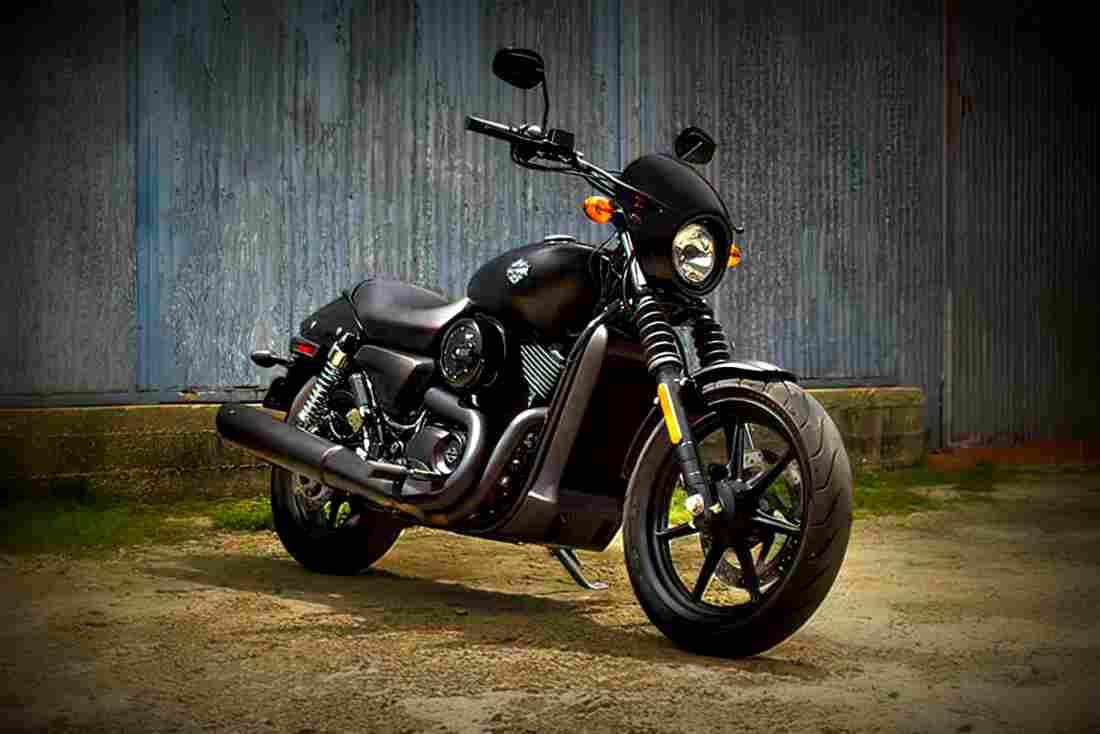 Harley Davidson Street 500 2017 1 motorbike A4 Photo Print