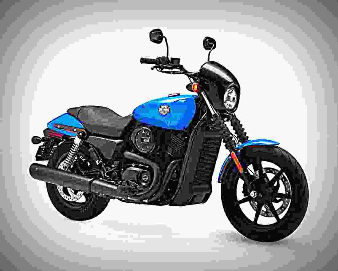 Harley Davidson Street 500 2018 4 motorbike A4 Photo Print